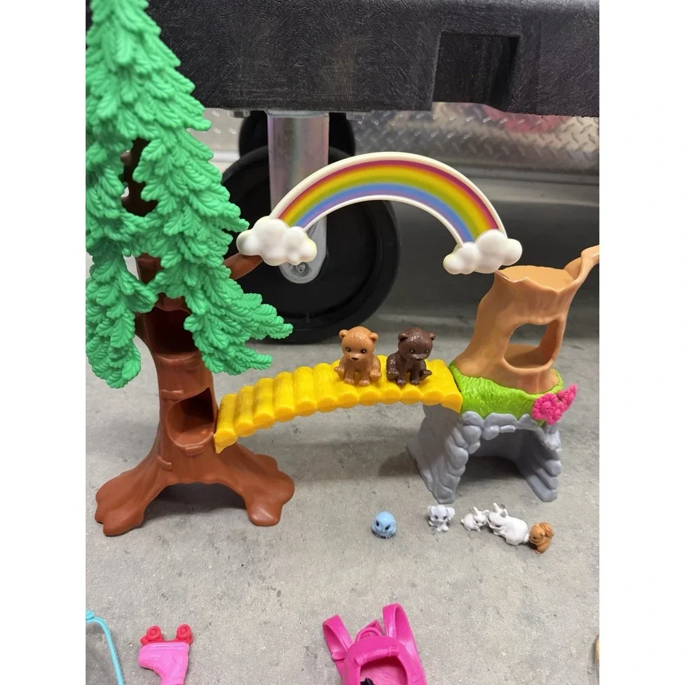 Barbie Club Chelsea Camper & Treehouse Playset Lot 2021 Mattel Dolls